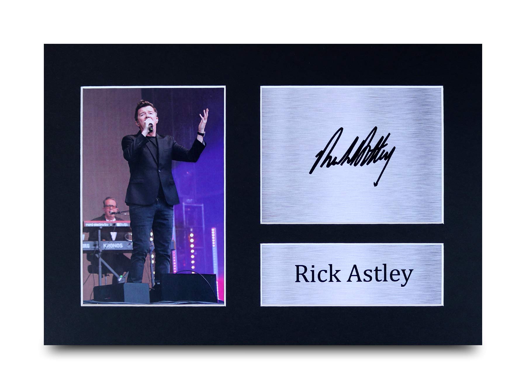 Rick Astley Signed Pre Printed Autograph A4 Photo Gift For a Pop Fan | eBay