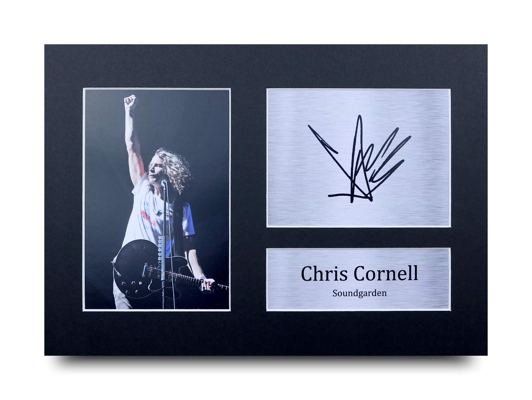 Chris Cornell Signed Pre Printed Autograph Photo Gift For a Soundgarden ...