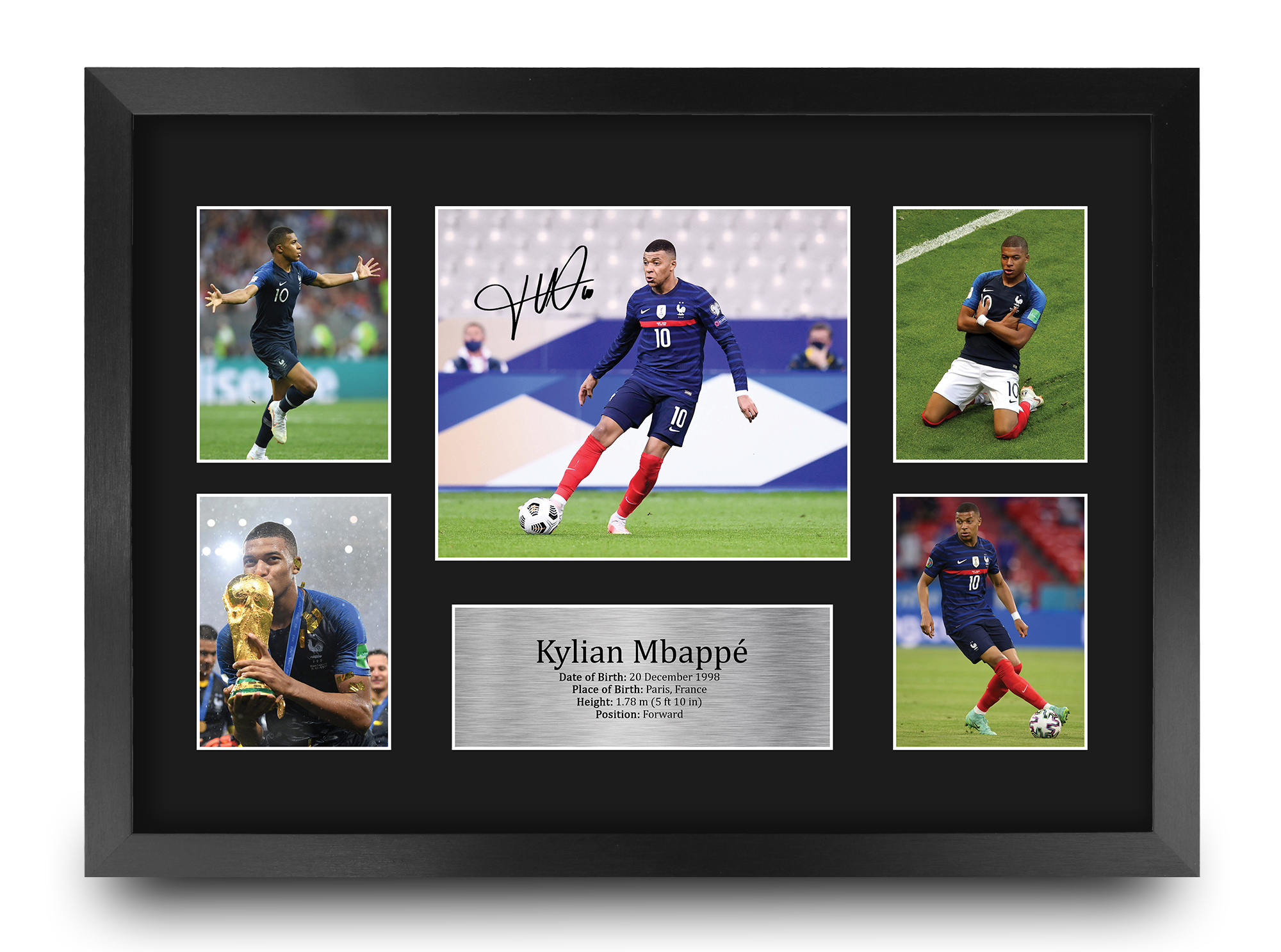 Kylian Mbappe A3 Framed France Gifts Printed Autograph Picture for Football  Fans | eBay