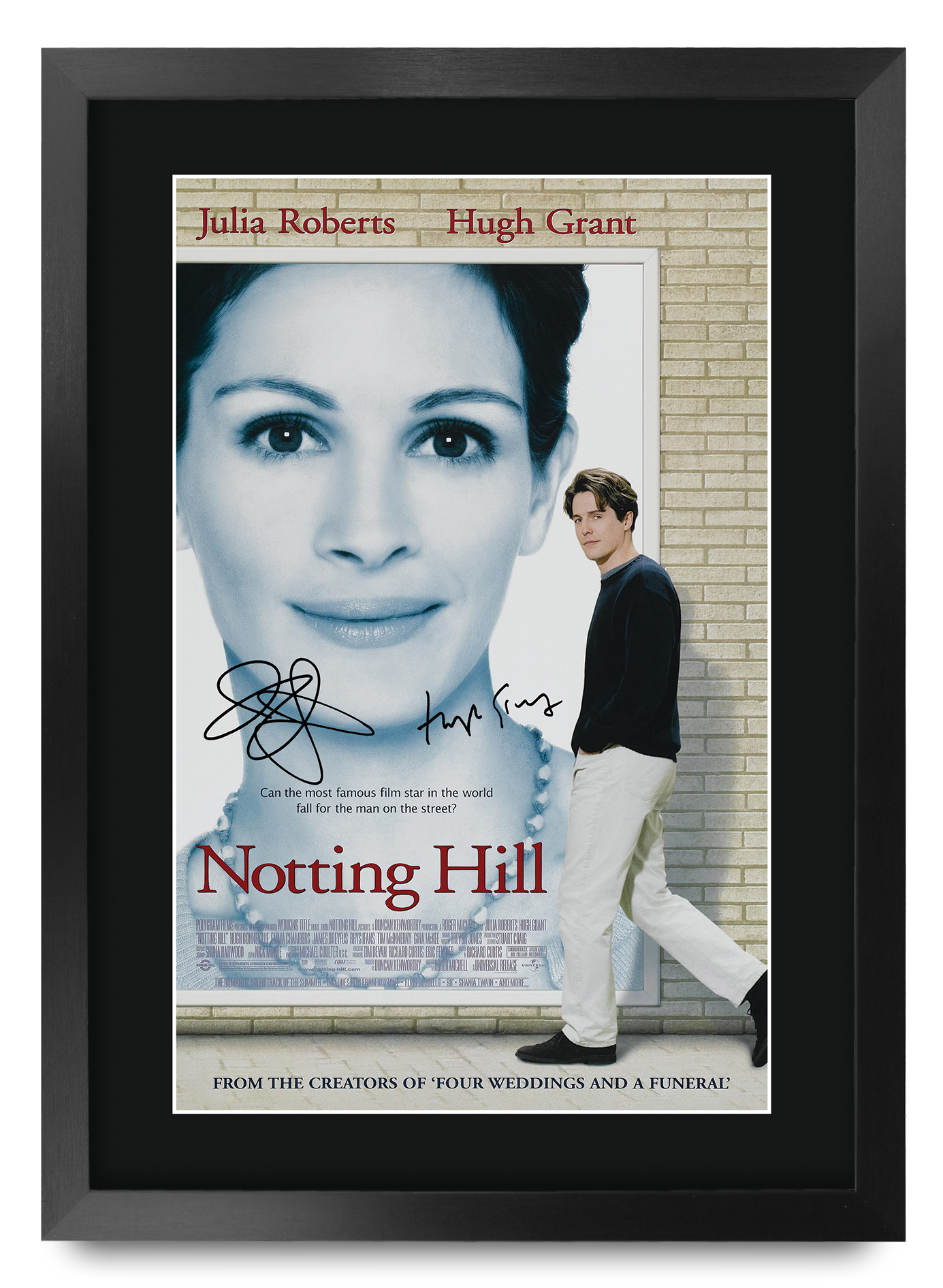 Notting Hill Movie Poster Hugh Grant Julia Roberts Poster Signed Movie Fans Ebay