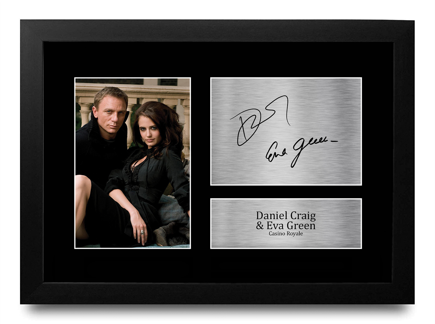 Daniel Craig & Eva Green James Bond Casino Royal Gift Signed A4 Print Movie  Fans | eBay