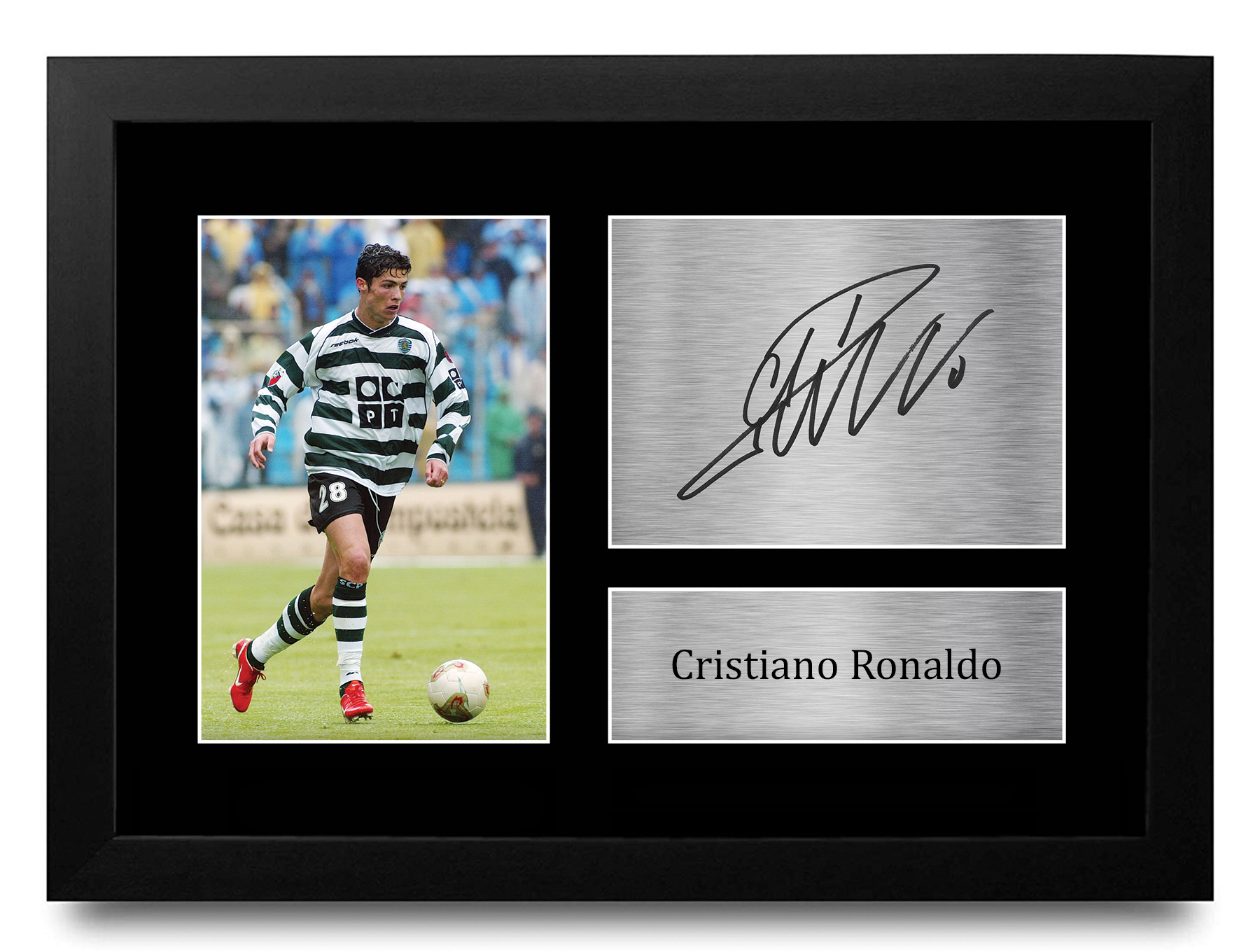 Cristiano Ronaldo A4 Sporting Lisbon Printed Autograph Photo a Football Fan  | eBay