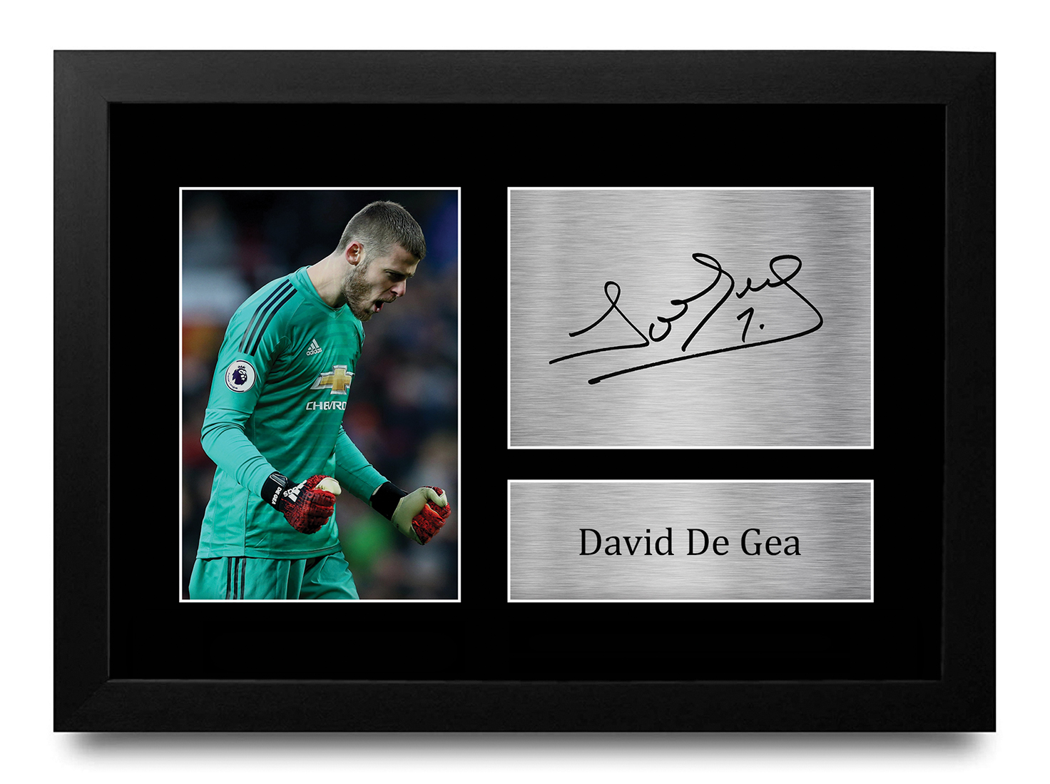 直筆サイン入りユニフォーム David de Gea /フレーム別/SA鑑定済