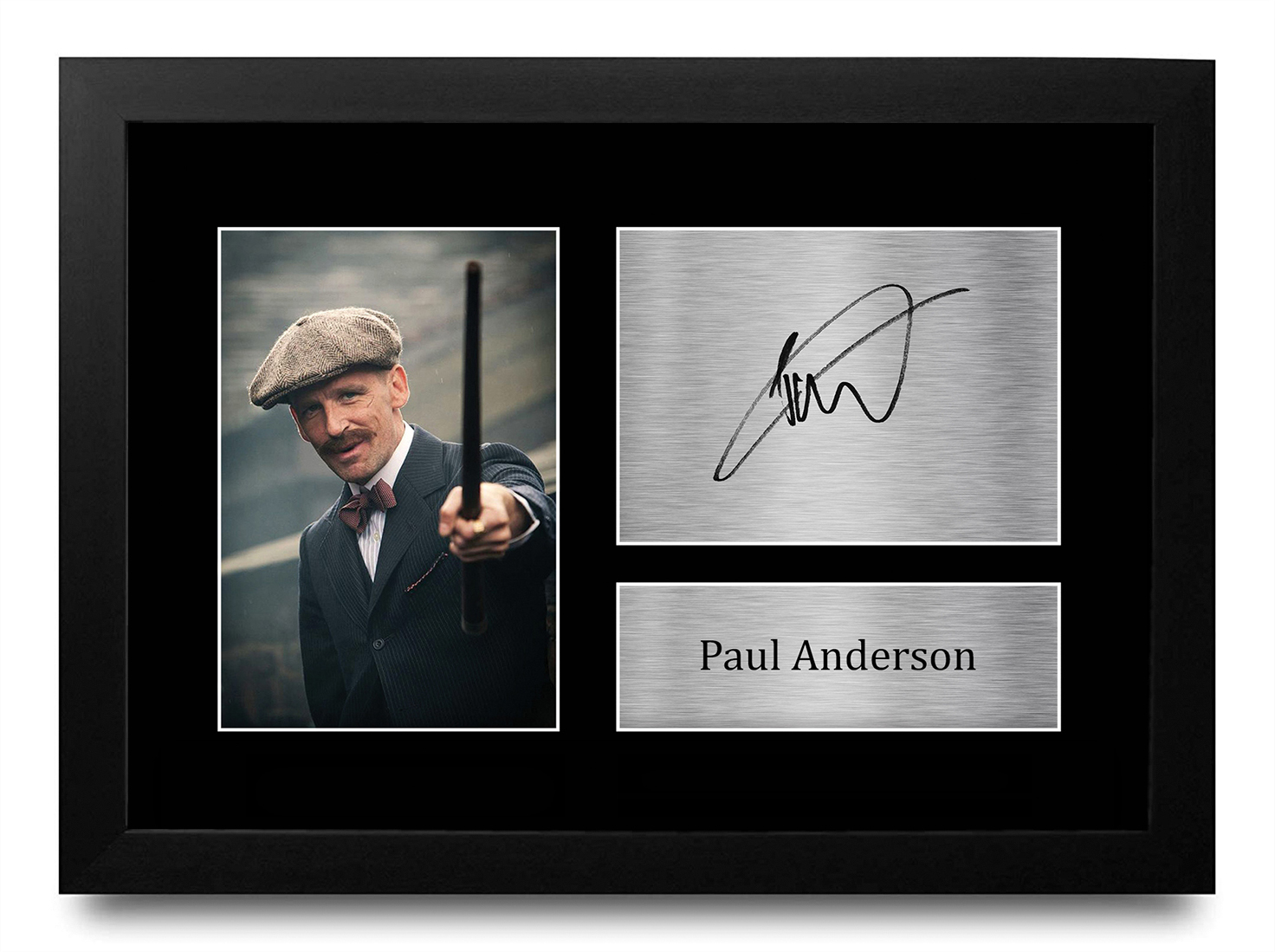 Paul Anderson Signed Pre Printed Autograph A4 Photo T For Peaky Blinders Fan Ebay 