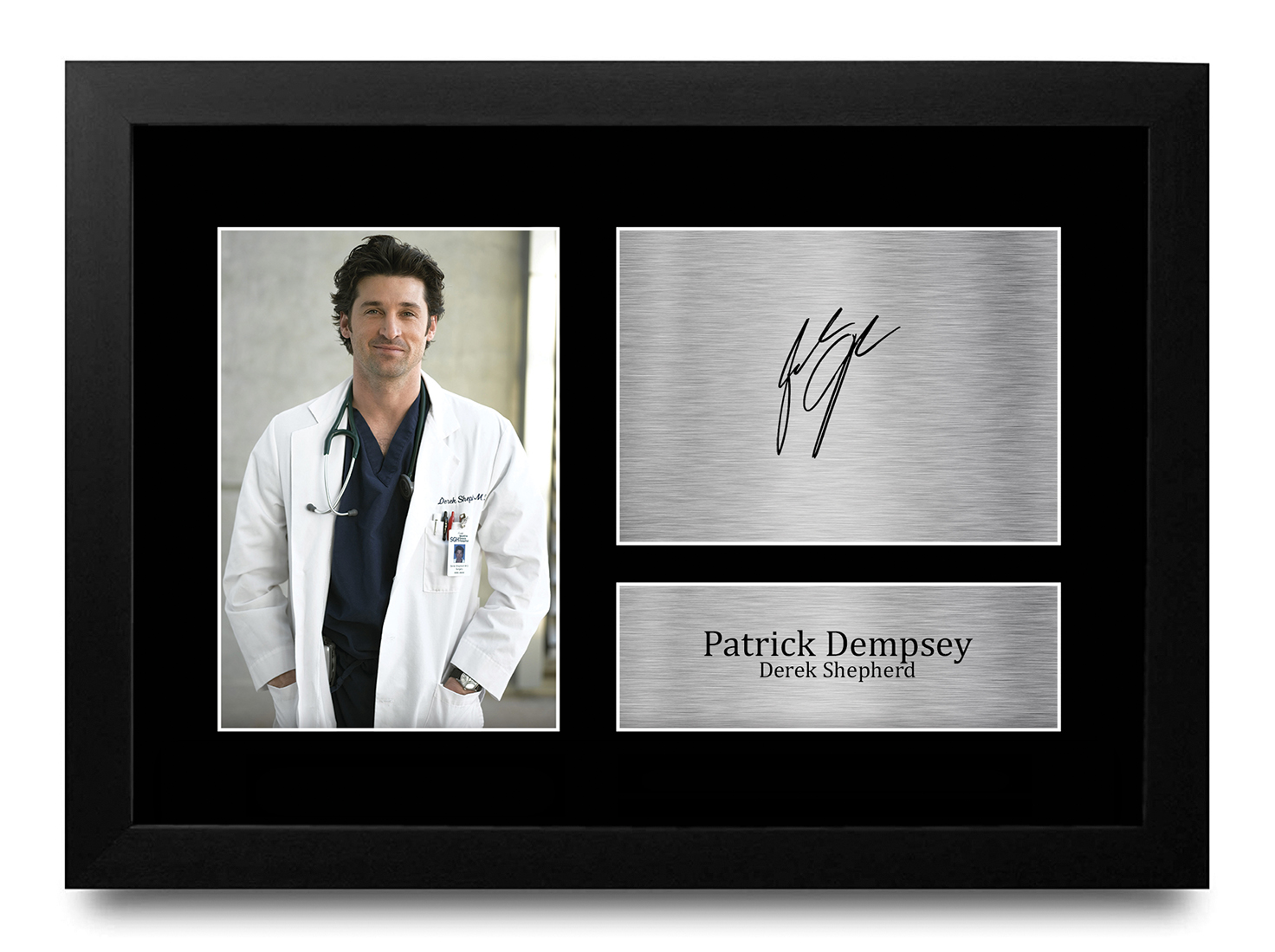 Patrick Dempsey Signed Funko Derek Shepherd Grey's Anatomy Autograph Beckett