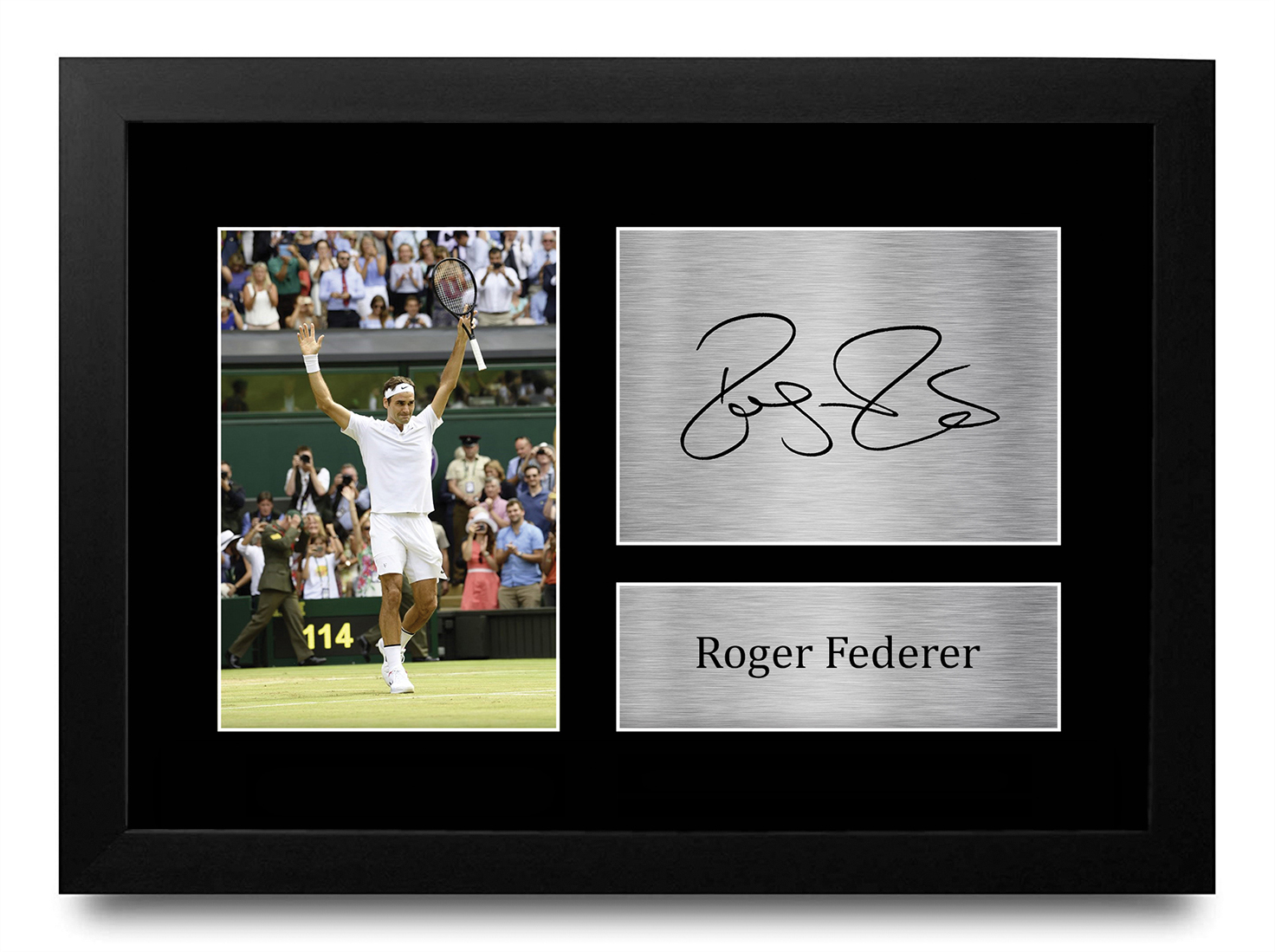 Roger Federer Signed Pre Printed Autograph A4 Photo Gift For a Tennis Fan