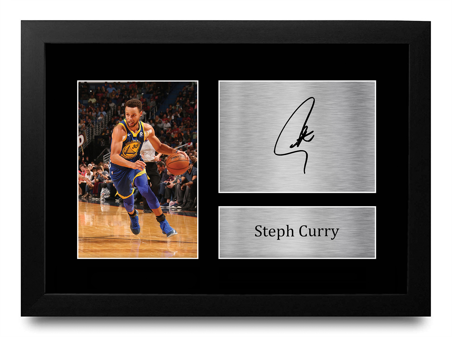 Stephen Curry Signed Printed A4 Photo Gift Golden State Team Basketball