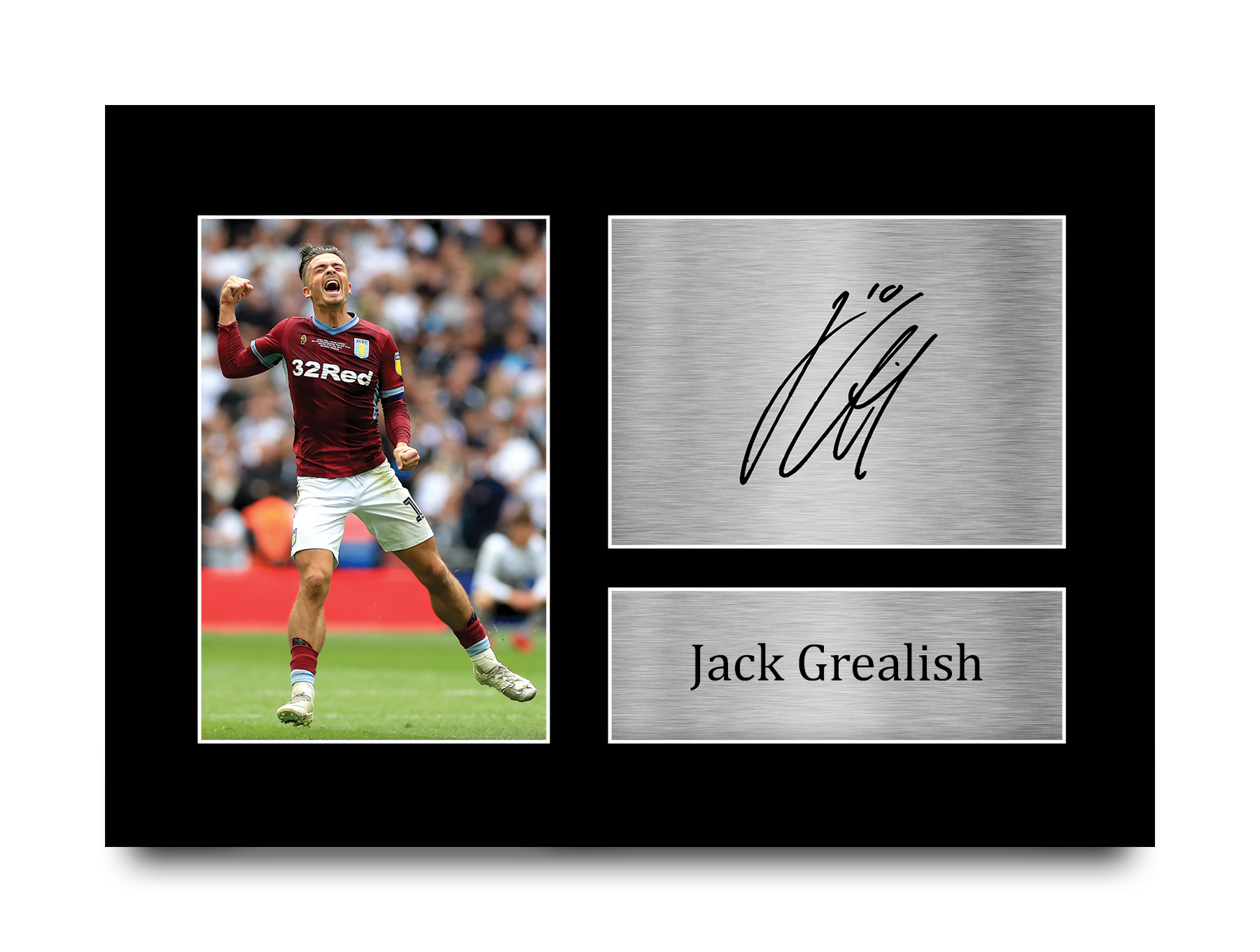 aston villa jack grealish signed shirt