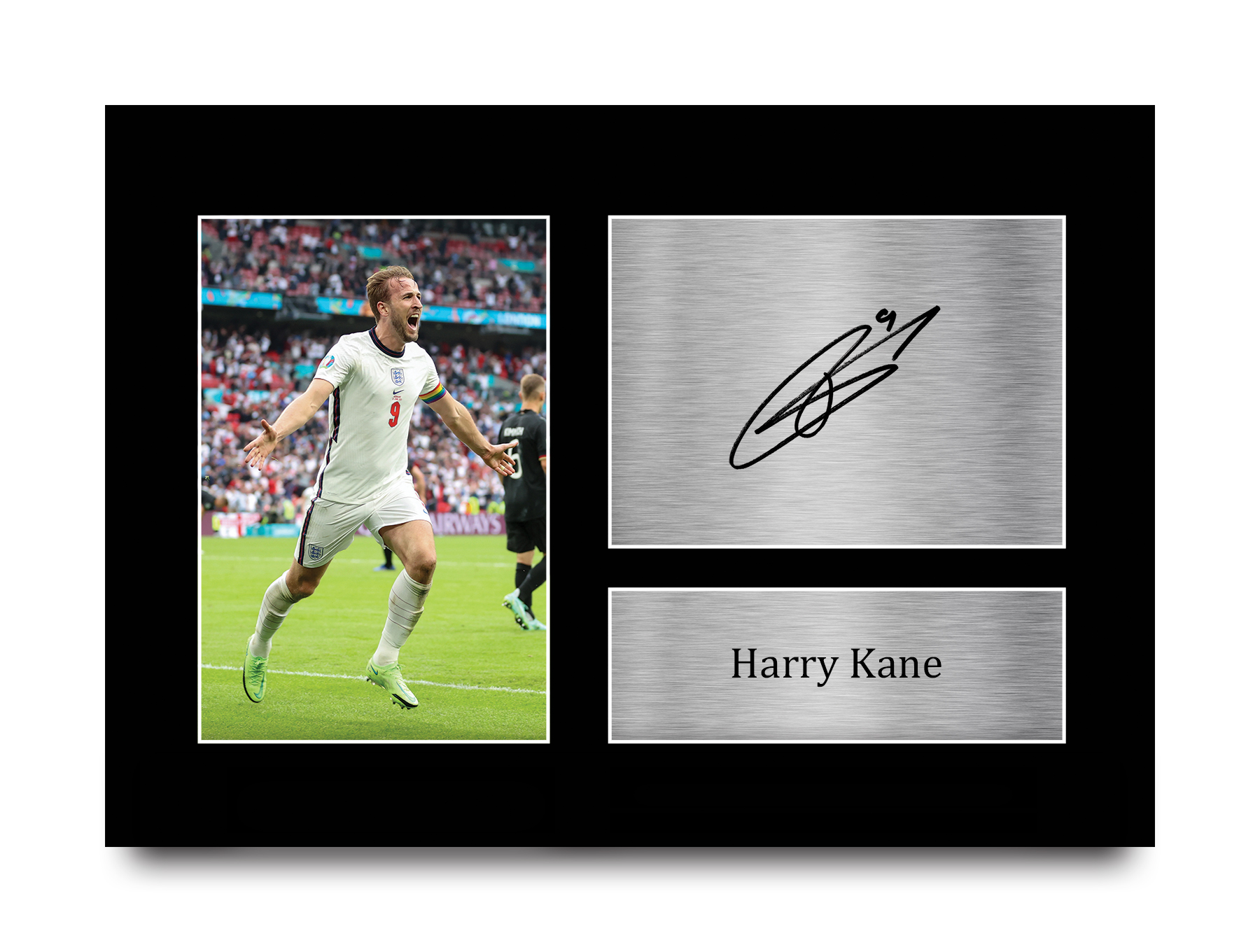 harry kane signed shirt framed